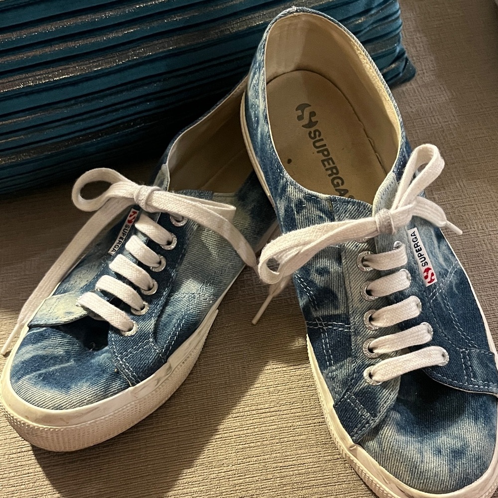 Superga Denim Blue Casual Sneakers